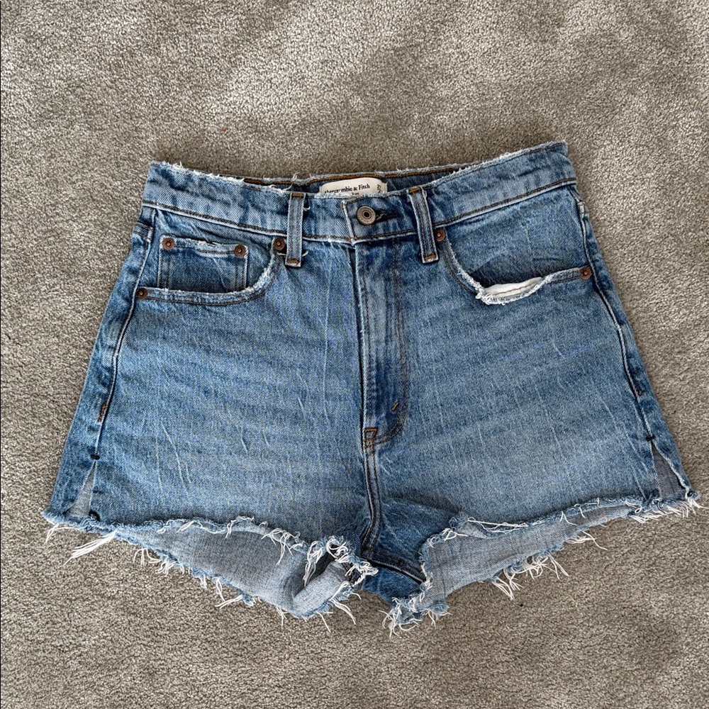 Abercrombie & Fitch Mom Short High Rise Jean Shorts